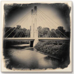Cityscape Tile Columbus Lane Avenue Bridge