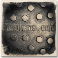 Cityscape Tile Columbus Manhole Cover