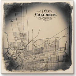 Cityscape Tile Columbus Map