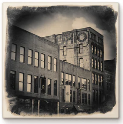 Cityscape Tile Columbus Ohio Ghost Sign