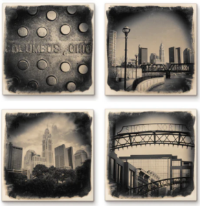 Cityscape Tile Columbus Tile-Coaster Collection