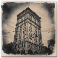 Cityscape Tile Dayton Centre City Building