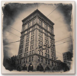 Cityscape Tile Dayton Centre City Building