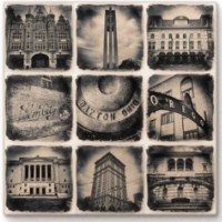 Cityscape Tile Dayton Collage