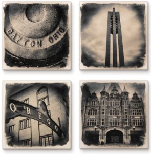 Cityscape Tile Dayton Tile Coaster Collection