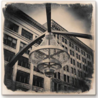 Cityscape Tile Cleveland Playhouse Square Chandelier