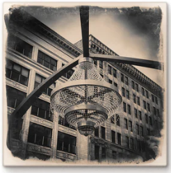 Cityscape Tile Cleveland Playhouse Square Chandelier