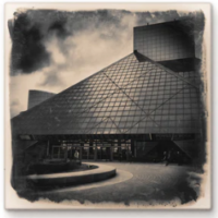 Cityscape Tile Cleveland Rock and Roll Hall of Fame