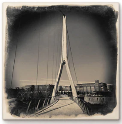 Cityscape Tile Dublin Bridge
