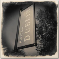 Cityscape Tile Dublin Historic Dublin Sign