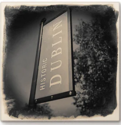 Cityscape Tile Dublin Historic Dublin Sign