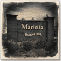 Cityscape Tile Marietta Sign 2