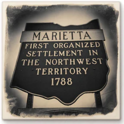 Cityscape Tile Marietta Sign