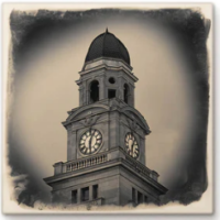 Cityscape Tile Marietta Washington County Courthose Close up