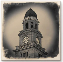 Cityscape Tile Marietta Washington County Courthose Close up