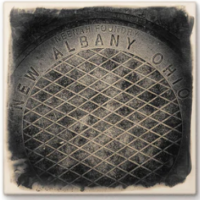 Cityscape Tile New Albany Manhole Cover