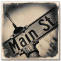 Cityscape Tile Tipp City Main Street Sign