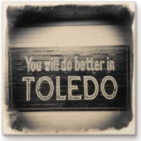 Cityscape Tile New Toledo-Perrysburg Better In Toledo Sign