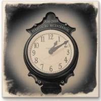Cityscape Tile New Toledo-Perrysburg Bicentennial Clock