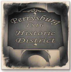 Cityscape Tile New Toledo-Perrysburg Historic District Sign