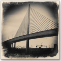 Cityscape Tile New Toledo-Perrysburg Skyway Bridge