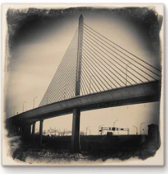 Cityscape Tile New Toledo-Perrysburg Skyway Bridge