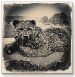 Cityscape Tile Upper Arlington Bear Sculpture