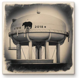 Cityscape Tile Upper Arlington Water Tower