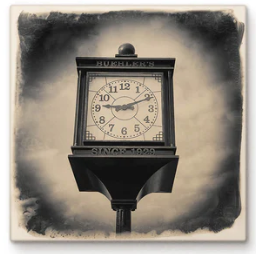 Cityscape Tile Wooster Buehler's Clock