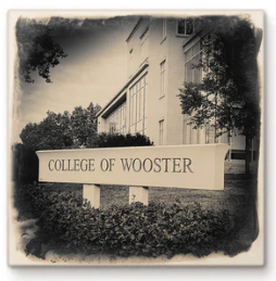 Cityscape Tile Wooster College of Wooster Sign