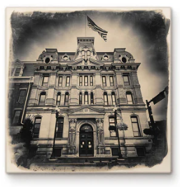 Cityscape Tile Wooster Wayne County Courthouse