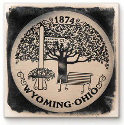 Cityscape Tile Wyoming Emblem