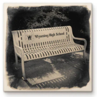 Cityscape Tile Wyoming High School Bench