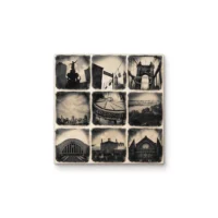 Cityscape Tile Cincinnati Collage
