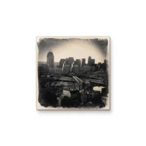 Cityscape Tile Cincinnati Skyline from Mt. Adams