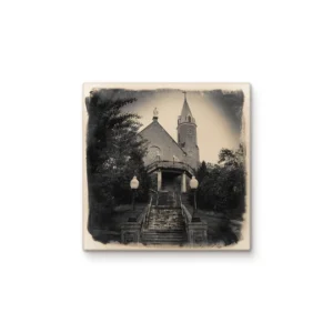 Cityscape Tile Cincinnati Holy Cross Immaculata Chruch