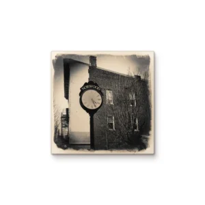 Cityscape Tile Cincinnati Norwood Clock