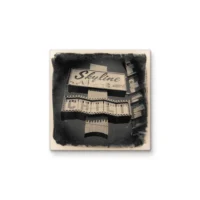 Cityscape Tile Cincinnati Skyline Chili
