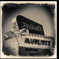 Cityscape Tile Cincinnati Frisch's Mainliner