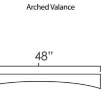 Ohio Home Products Arched Valance Accessories