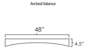 Ohio Home Products Arched Valance Accessories