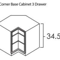 Ohio Home Products Corner Drawer Base
