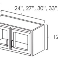 Ohio Home Products Double Decorative Stacker Wall w/ plain glass