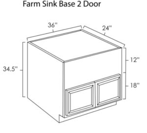 Ohio Home Products Farm Sink Base