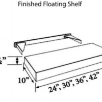 Ohio Home Products Finished Floating Shelf Accessories