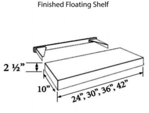 Ohio Home Products Finished Floating Shelf Accessories