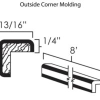Ohio Home Products Outside Corner Moulding