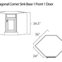 Ohio Home Products Diagnonal Corner Sink