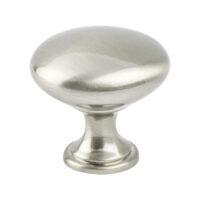 Berenson Traditional Advantage One Brushed Nickel Round Knob