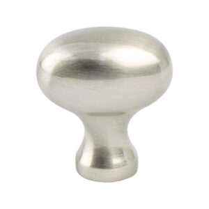 Berenson Transitional Advantage Three Brushed Nickel Oval Knob